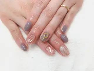 カラー パーマ ヘアアレンジ メンズ キッズ ネイル マツエク・マツパ feey ⁑erinaのネイルデザイン