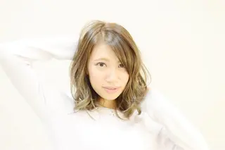 ミディアム カラー テラモト カズヨシのヘアスタイル