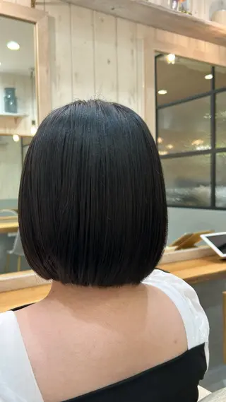 ショート ボブ/レイヤーボブ/ 髪質改善/梶川 夏季のヘアスタイル