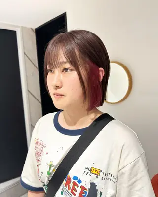 ショート Maria 梅田/デザインカラーのヘアスタイル
