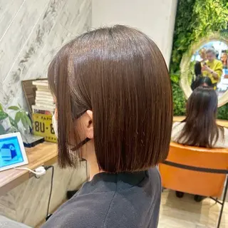 ミディアム ボブ職人/ボブ縮毛 髪質改善のヘアスタイル