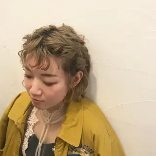 ショート カラー ヘアアレンジ Hair Musee   柱店所属・topstylist 吉住 早織のヘアスタイル