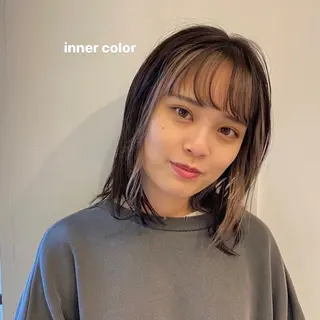 ミディアム カラー 暖色カラー/レイヤー 🌙 オノユリカのヘアスタイル