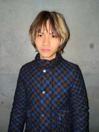 ショート カラー メンズ 神田橋 翔太郎のヘアスタイル