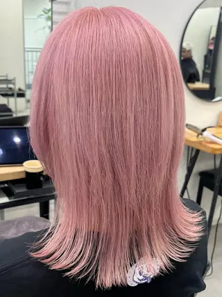 ミディアム カラー ヘアアレンジ 🫧透明感カラー/ ナルハ🫧のヘアスタイル