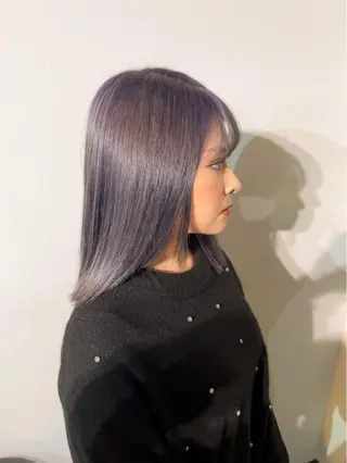 ショート カラー La fith hair ray 札幌店所属・顔まわり/W カラー/リョウのヘアスタイル