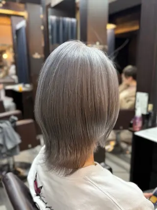 ミディアム カラー 井上 武輝のヘアスタイル