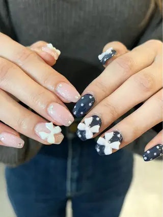 ネイル sio.nail&eyebrow salon shimokitazawa2号店所属・nailist mana𖤐´-のネイルデザイン