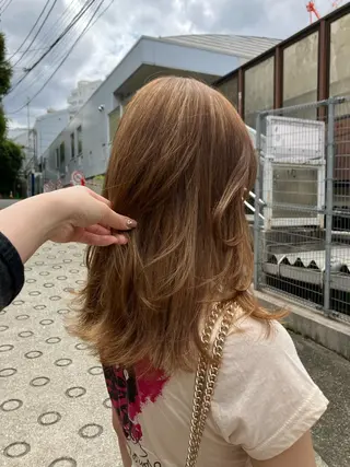 ミディアム Liike所属・🎀透明感カラー🎀 Yurinoのヘアスタイル