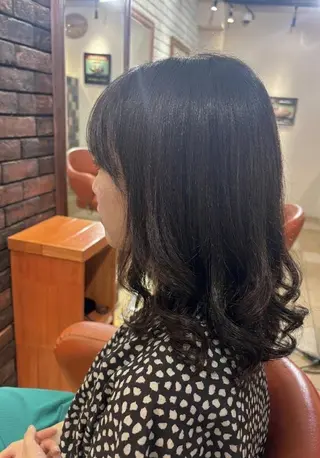 ミディアム flencia 丸 和博｜カットのヘアスタイル