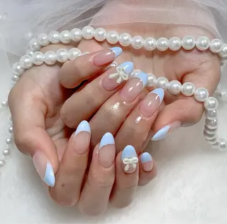 ネイル 長さだし/持込/ ins風ネイル/Umのネイルデザイン