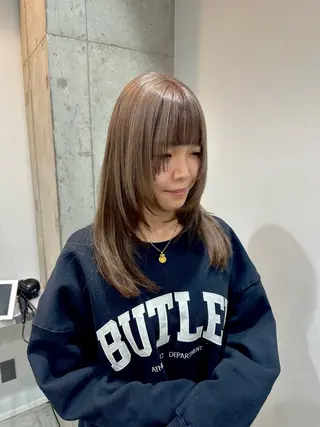 ミディアム カラー canvas anew.所属・🦋ハイトーン🦋/ かのんのヘアスタイル