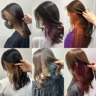 セミロング カラー ダブルカラー/ 横浜/JURIのヘアスタイル