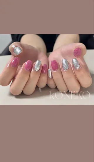 ネイル コネコネイルサロン モデル用のネイルデザイン