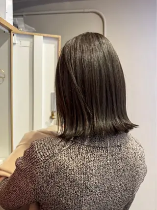 セミロング LOREN＋透明感 オリーブhirokoのヘアスタイル