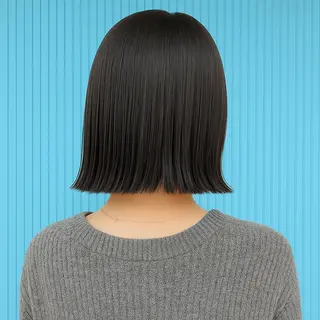 ミディアム 髪質改善＆白髪ぼかし カラー♡店長みやけ♡のヘアスタイル