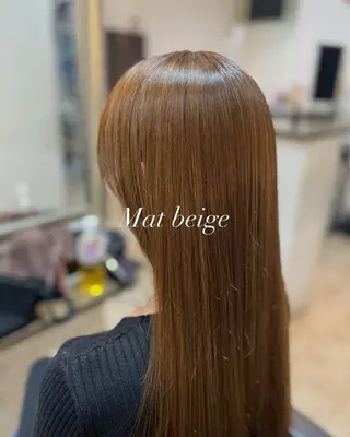 カラー 渋田 唯のヘアスタイル