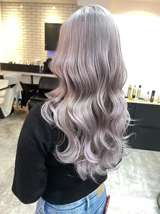 ロング カラー GATE.所属・シマヅ タイジのヘアスタイル