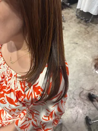 セミロング ヘアアレンジ 成田 楓のヘアスタイル