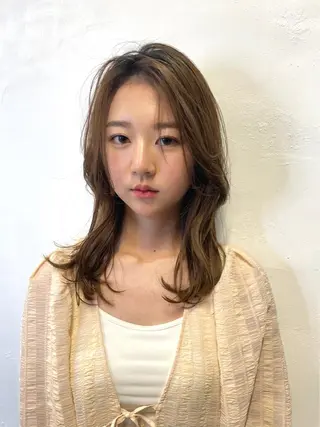 ミディアム ‎manami 💞🩰のヘアスタイル