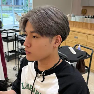 ショート カラー メンズ 柔らかいcolor ￤韓国￤🩰マユ🩰のヘアスタイル