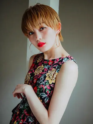 カラー benji所属・Hamatsu Misakiのヘアスタイル