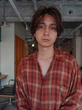 メンズ green上野所属・ナチュラルパーマ 🤍渋谷🤍kaeのヘアスタイル