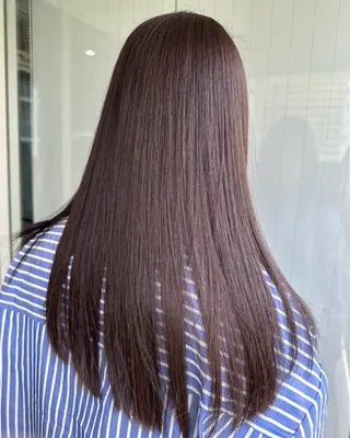 ロング カラー 韓国ヘア✨美髪矯正✨ 渋谷 etoraのヘアスタイル