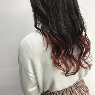 ロング 横山 奈央のヘアスタイル