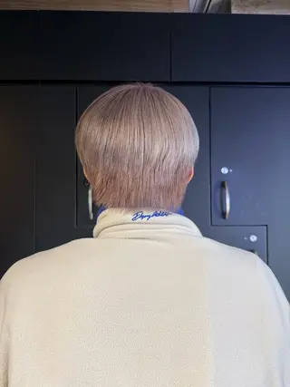 ショート カラー ヘアアレンジ 海外/ハイトーン🪽 ☯️ami☯️のヘアスタイル