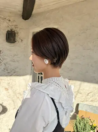 ショート 大橋 彩芽のヘアスタイル