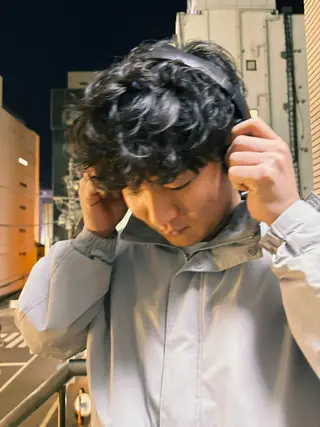 ミディアム パーマ メンズ パーマ/藤沢 湘南/HYOのヘアスタイル