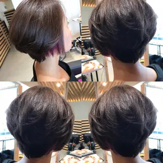 ショート カラー 大久保 隆蔵のヘアスタイル