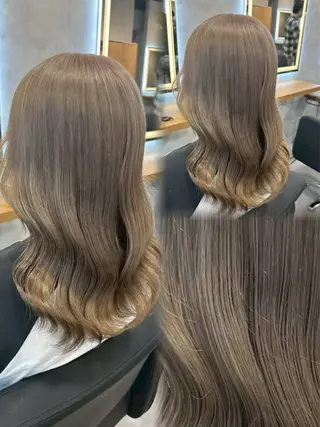 ロング カラー ダメージレスカラー 🩵HIYO🩵のヘアスタイル