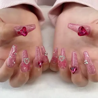 ネイル 💎🐰 saki. m 🐰💎のネイルデザイン