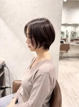 ショート 似合わせ／ショート 菊田のヘアスタイル