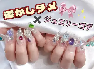 ネイル 長さだし専門店 M2　rikaのネイルデザイン