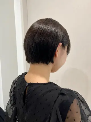 ショート モテヘア/グレージュ /ボブ/前原汐🎐のヘアスタイル