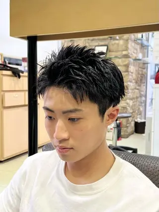 ショート パーマ メンズ メンズ特化 【かな】のヘアスタイル