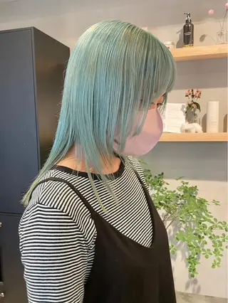 ミディアム カラー SALOWIN下北沢所属・hazuki 🌝のヘアスタイル