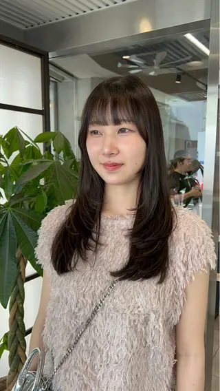 ロング カラー 🌞レイヤー×カラー 前川那津美🌞のヘアスタイル