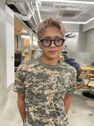 カラー メンズ メンズカット パーマ[佐橋]のヘアスタイル