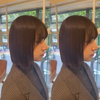 カラー 艶髪／カラー／ 銀座／RINA🎀のヘアスタイル