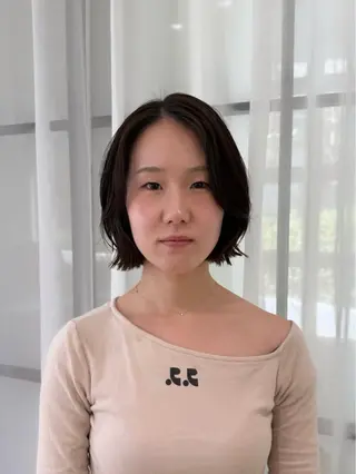 ミディアム Lumier de mashu所属・nana/ボブ/ レイヤー/メンズのヘアスタイル