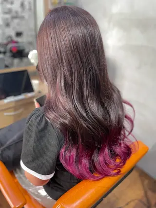 セミロング ヲタクに美容室は難しい所属・ヲタク美容師✂️ マツモトリナのヘアスタイル