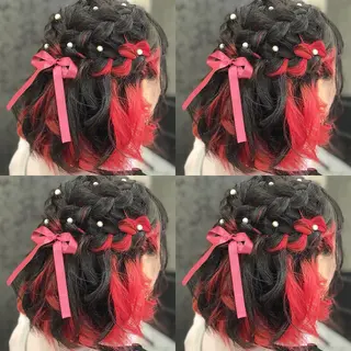 ミディアム ヘアアレンジ 🌷MAYU 🌷のヘアスタイル