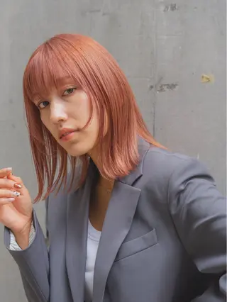 カラー techné所属・塔尾 真那のヘアスタイル