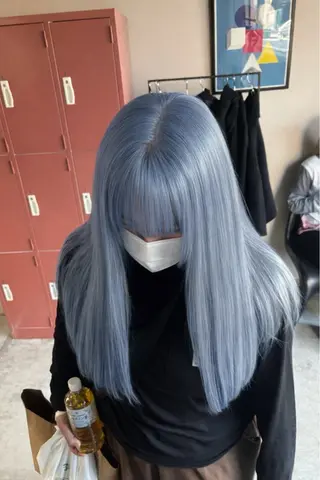 ロング カラー 🧡梅田ハイトーン カラー🧡runaのヘアスタイル