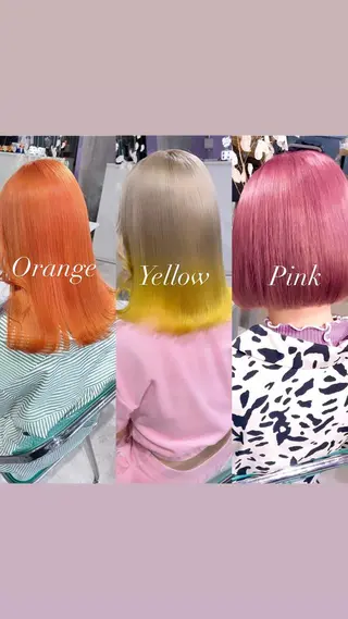 ミディアム Lavy kyoto所属・Lavy カラー&エクステのヘアスタイル