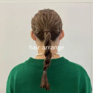 ロング ヘアアレンジ 古畑 愛美のヘアスタイル